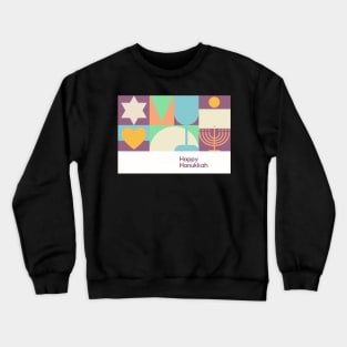 Happy Hanukkah Card Crewneck Sweatshirt